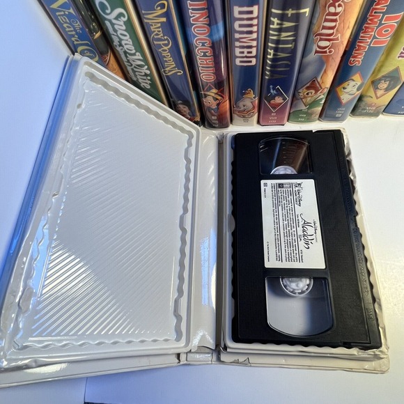 Walt Disney VHS Lot of 13 The Classics Black Diamond The Little Mermaid Banned - Picture 9 of 16